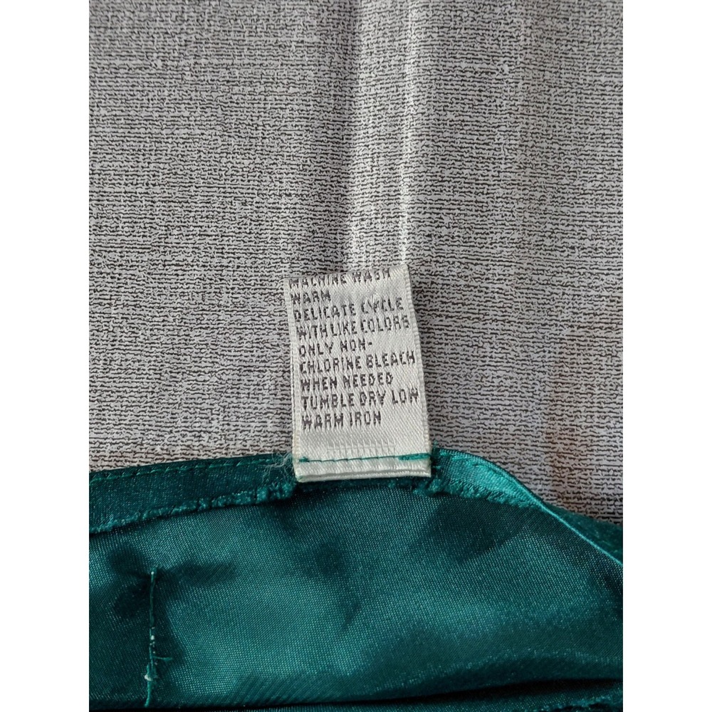 Vtg Y2K Erika Taylor Women's Intimates Slip Dress Nightgown Sz 1X Floral Emerald - Picture 4 of 11